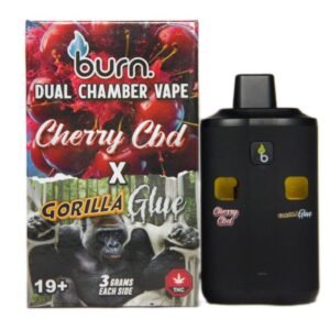 6 Gram Dual Chamber Burn Disposable Vape – Cherry CBD + Gorilla Glue