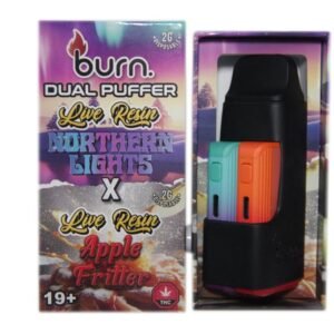 Burn Duel 4 Gram Puffer – Live Resin Northern Lights x Live Resin Apple Fritter (2 Grams + 2 Gram)