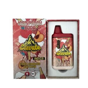 Elevate Iced Peach Soda (Indica) 2 Gram Vape Pen – Liquid Diamonds And Live Resin